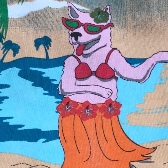 Hula Dogs Beach Bag - Picture 9 of 9